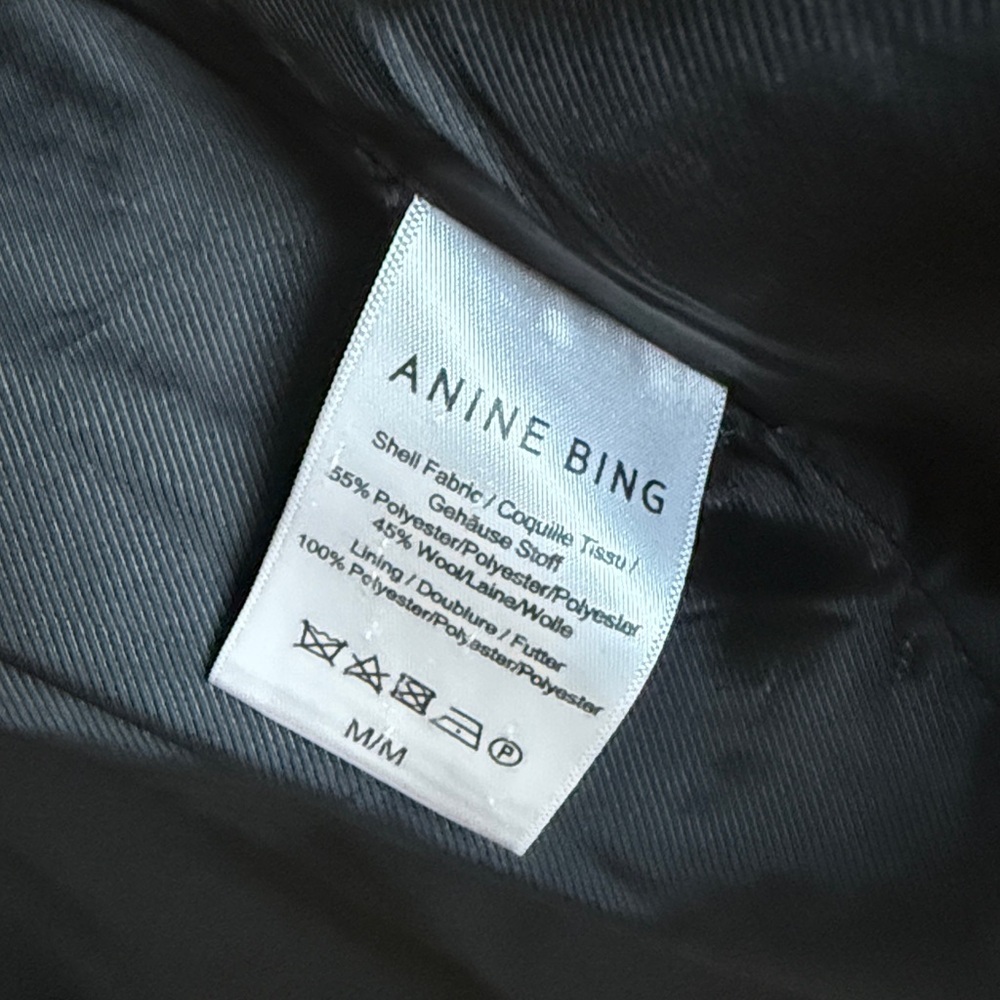 ANINE BING KAIA BLAZER BLACK - size medium - Picture 10 of 11